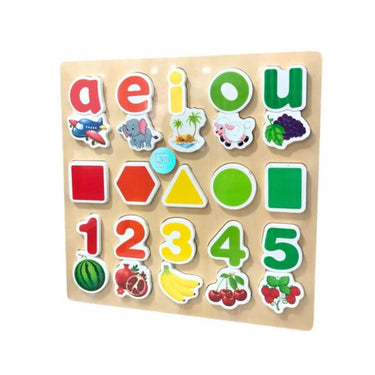 3in1 Wooden Montessori Educational Board